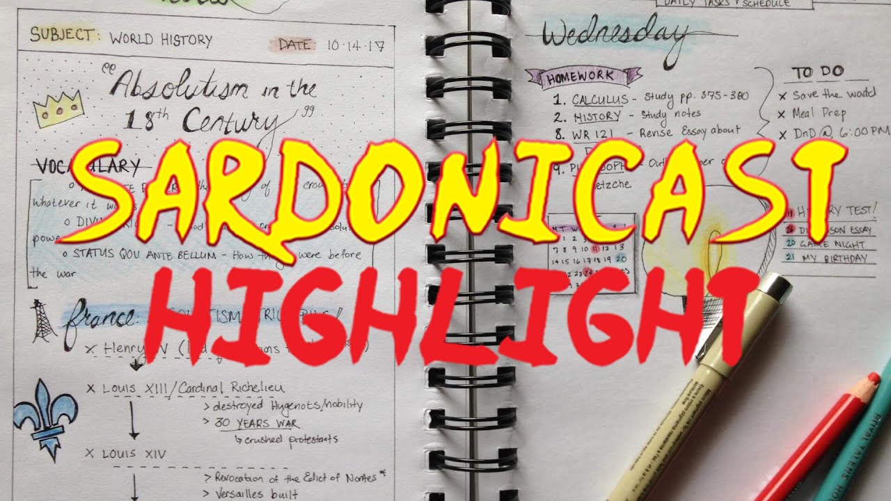 Advice on how to take notes for a movie.