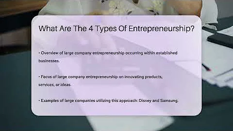 What Are The 4 Types Of Entrepreneurship? - AssetsandOpportunity.org