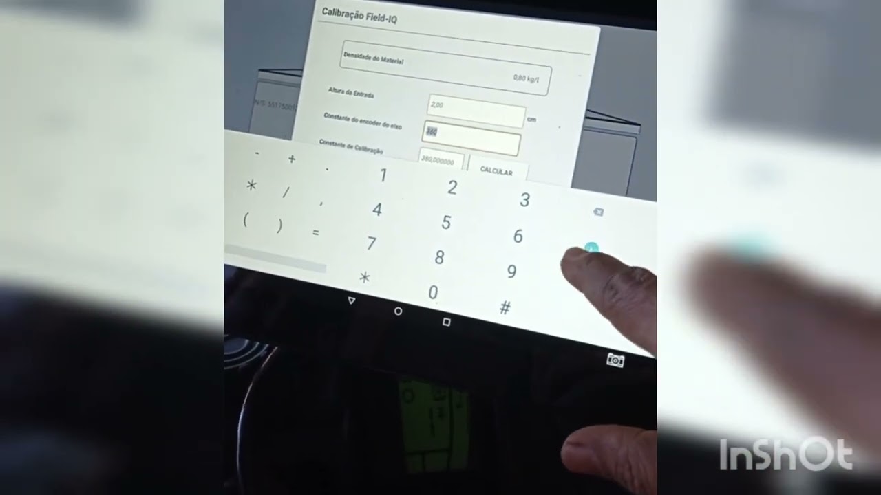 como calibrar a taxa váriavel do monitor xcn1050 trimble New Holland