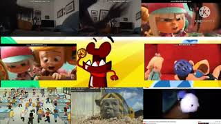 Bathroom Arguement Crossover But Every New Scene A Duplicate Of The Video Appears