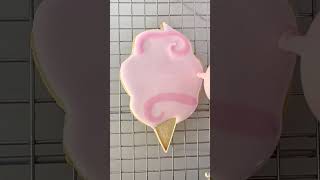 Cotton Candy #makeitmini #cookiedecorating #fyp #foryoupage... #Shorts #peapodscookies