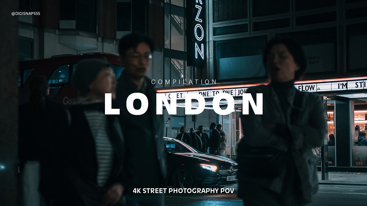 The Most Relaxing London Night Photography You’ll Watch Today | POV 4K - Compilation 2025