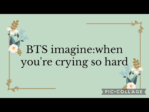 BTS imagine: when you're crying 😭 so hard 😂😂💜💜