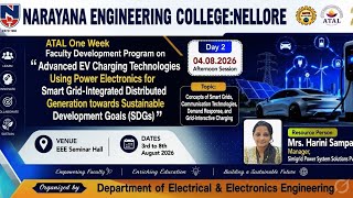 ATAL FDP Day 2 Session 4 concepts of smartgrids by Dr Harini Sampath