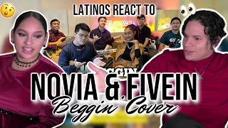 Waleska & Efra react to NOVIA BACHMID cover of Beggin' (KERONCONG) ft Fivein in Let's Jam With James