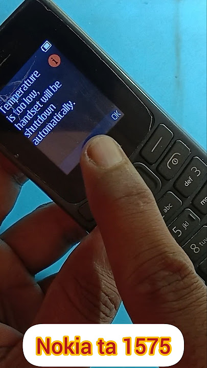 Temperature is too low handset will be shutdown automatically #short #youtube