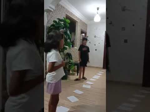 تحدي خطوات مع اختي صغيره