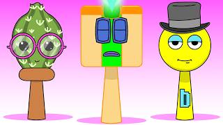 New Sprunki Oc All Phases Compilation Twenty Four, Cactuk, Bombom