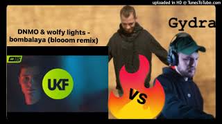 Mash up battle : DMNO & wolfy lights - bombalaya (blooom remix) VS Gydra Gydra - Trojan
