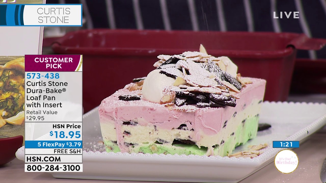 Curtis Stone DuraBake Loaf Pan with Insert YouTube