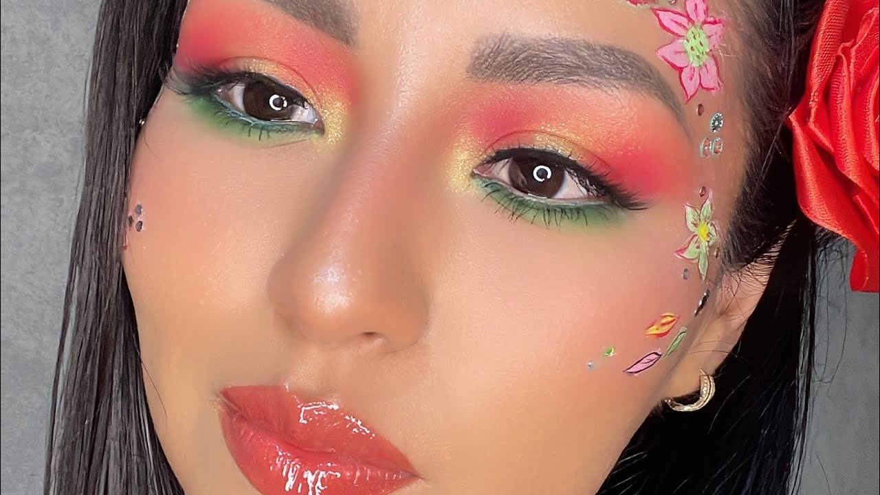 ¿Quién más ama un maquillaje mexicano así? 😍🇲🇽✨
