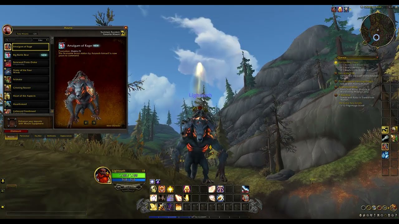 World Of Warcraft Amalgam Of Rage Mount