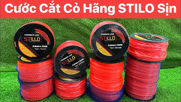 Dây Cước Cắt Cỏ Hãng STILO Cước Vuông 3mm-4mm & Cước Gai 3mm Cực Bén-Giá Siêu Hời & Miễn Ship