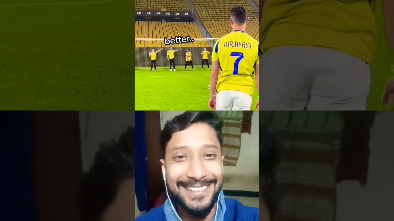 Ronaldo vs Mr Best football player 😲 