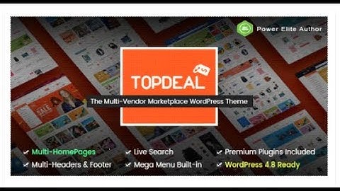 TopDeal - Multipurpose Marketplace WordPress Theme (Mobile  | Themeforest Download
