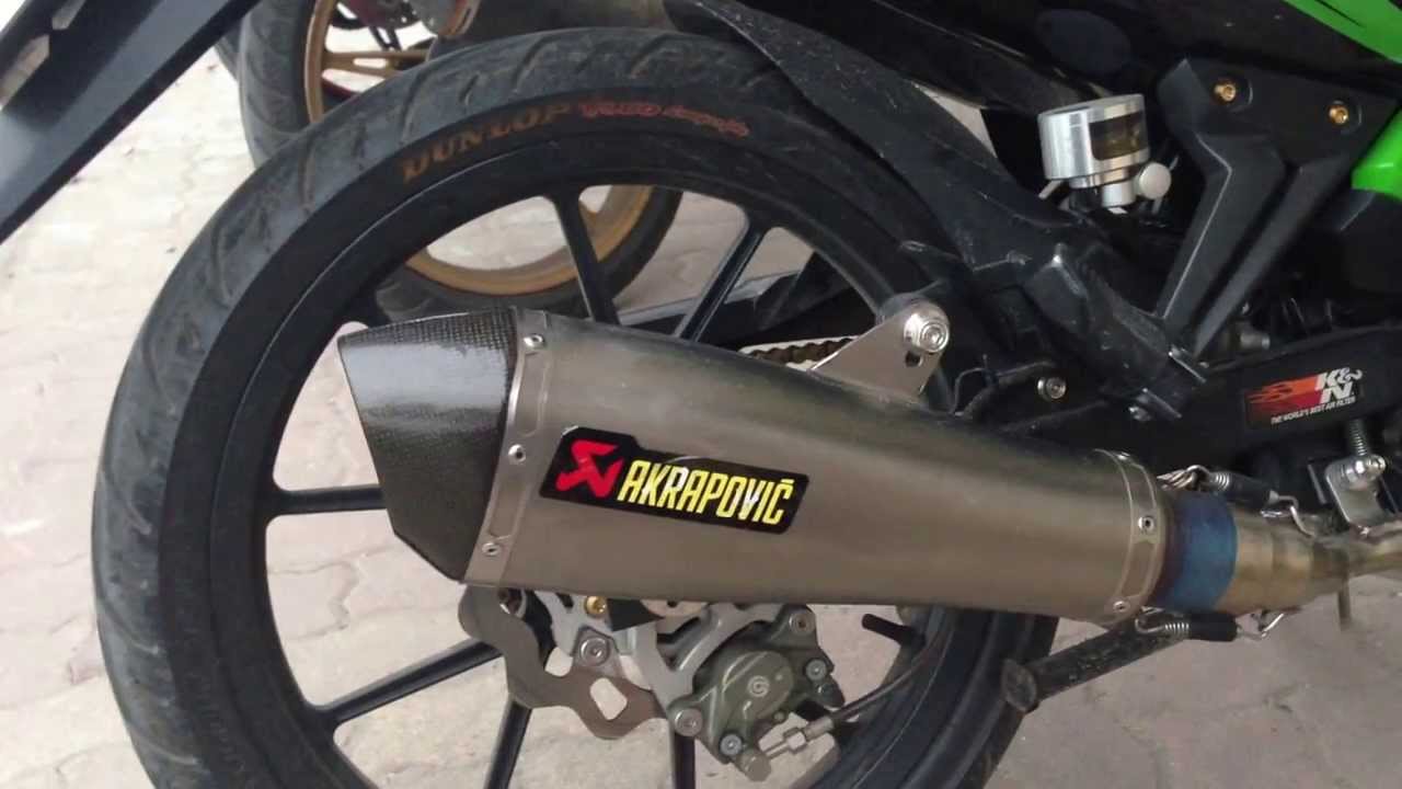 Pô Akrapovic trên Exciter 135 zin - YouTube