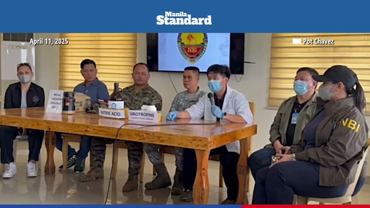 NBI, Navy destroy confiscated chemicals used in explosive production