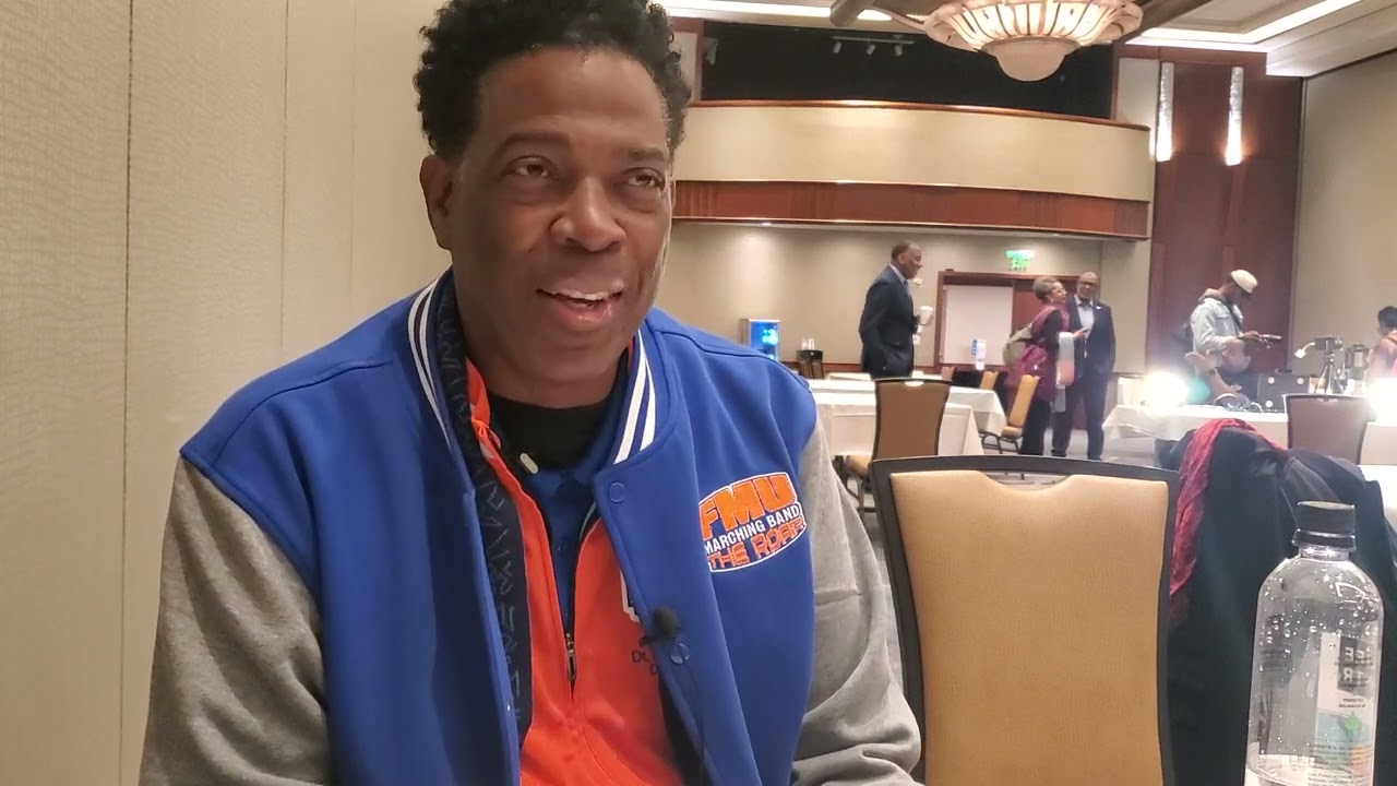 Band Director Richard Beckford of Florida Memorial U Interview at Celebration Bowl 2023