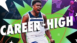 UNSTOPPABLE: Anthony Edwards Erupts for a Career-High 55 Points 🤯
