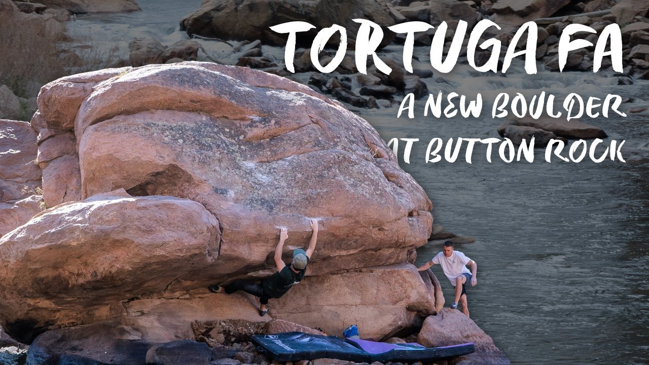 Tortuga, a Bouldering FA at Button Rock, CO - YouTube