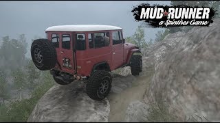 MudRunner - Mod Showcase #12 - Bregels Toyota FJ40 Upgraded on Nix San Dimas Canyon screenshot 5