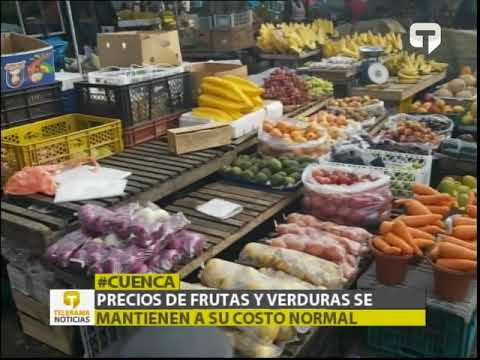 Precio de frutas y verduras se mantienen a su costo normal