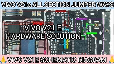 vivo V21 E all section jumper ways vivo V21 E Borneo schematic diagram Borneo hardware solution
