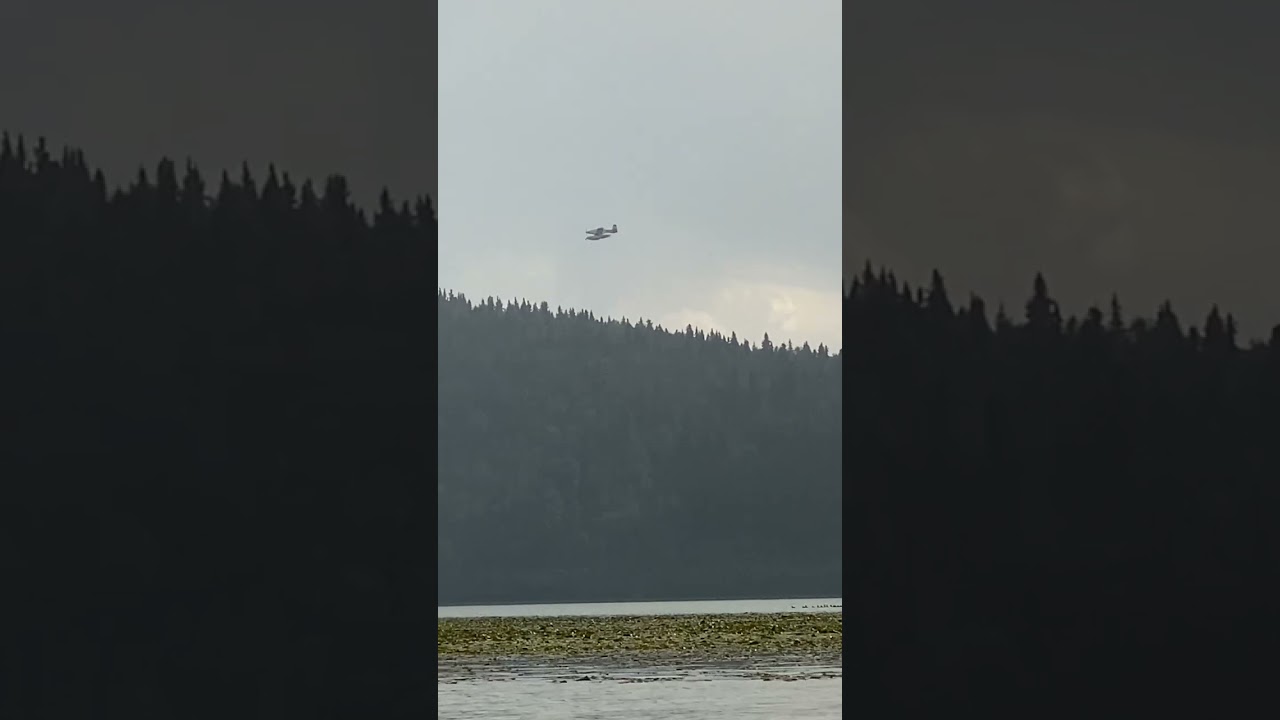 4 Fire Bosses Non-stop Lapping Alaska’s beautiful Quartz Lake Filling 800 gallons per Lap
