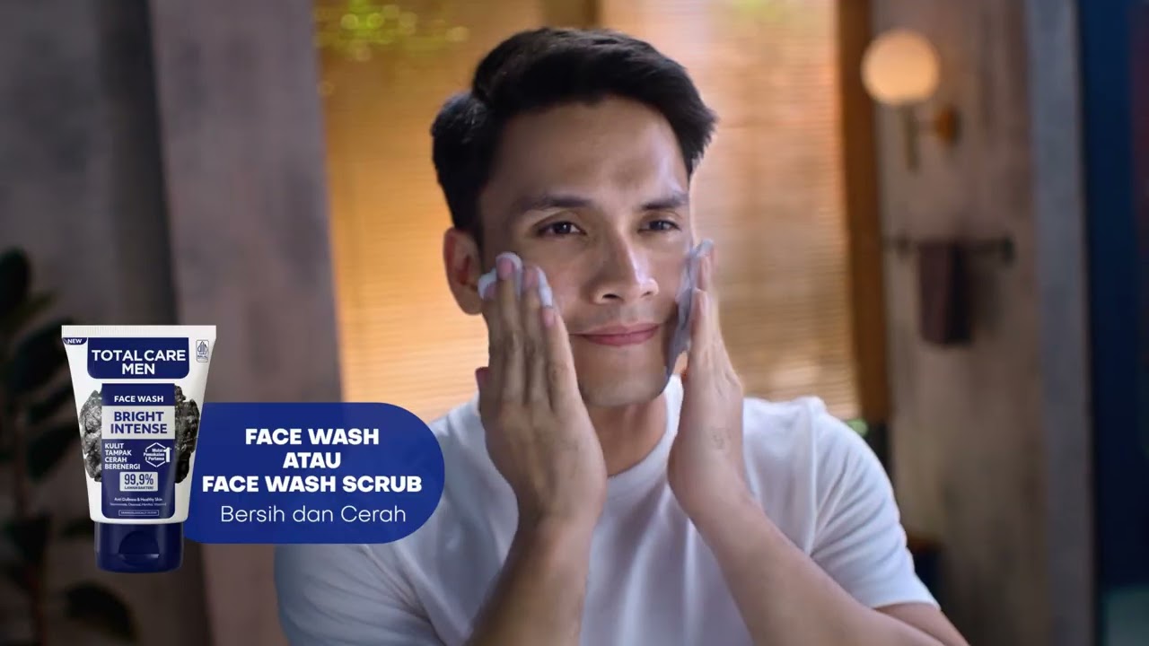 3 STEP WAJAH TOTAL CERAH DENGAN TOTAL CARE MEN!