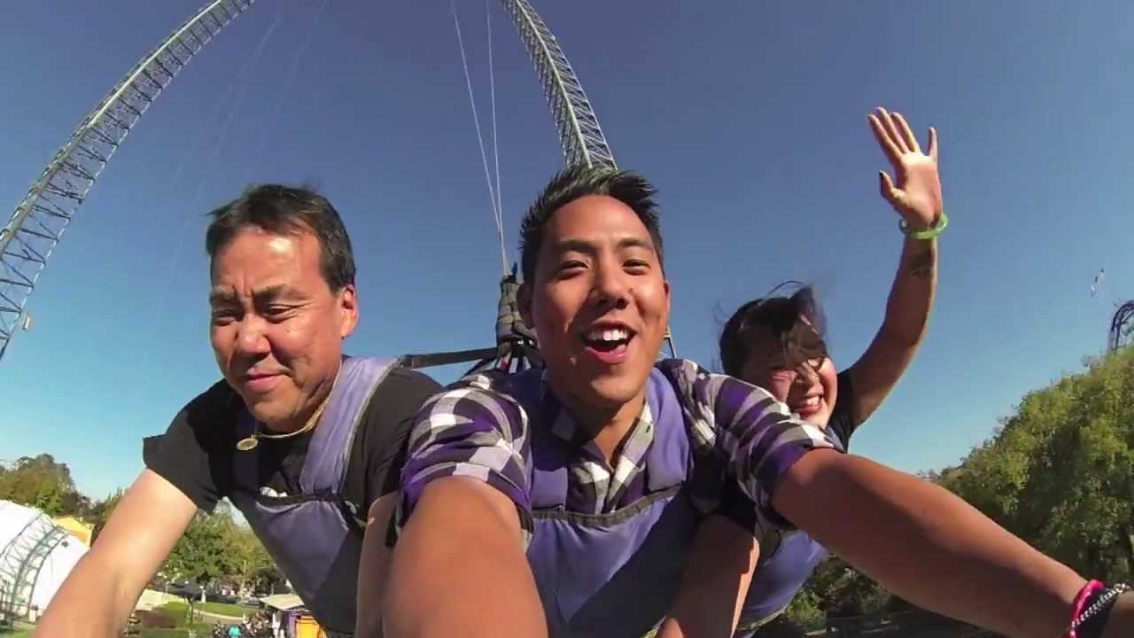 Great America's Xtreme Skyflyer YouTube