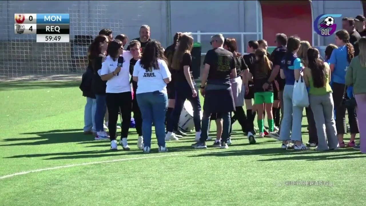 ENTREVISTAS Y CELEBRACION FUTFEM ALEVIN Fenix Moncada 0-4 Guerreras Requena