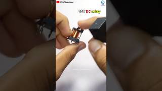 12V Relay on AC &amp; DC ⁉️🤔  #ytshorts #experimnent #shorts