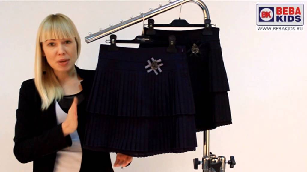 Школьная юбка "Герб" для девочки 29525-025 Noble People