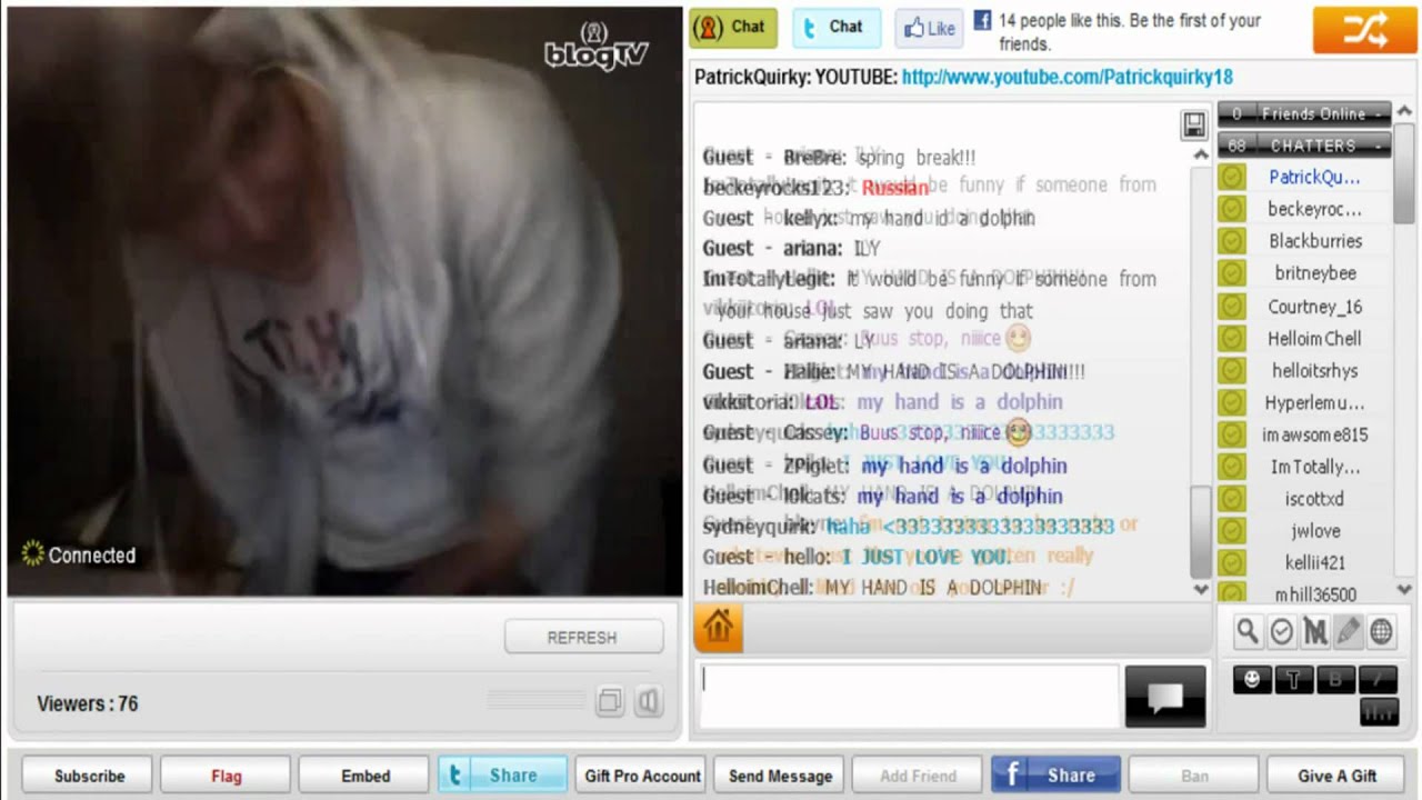 PatrickQuirky18 - Dancing to Friday by Rebbeca Black