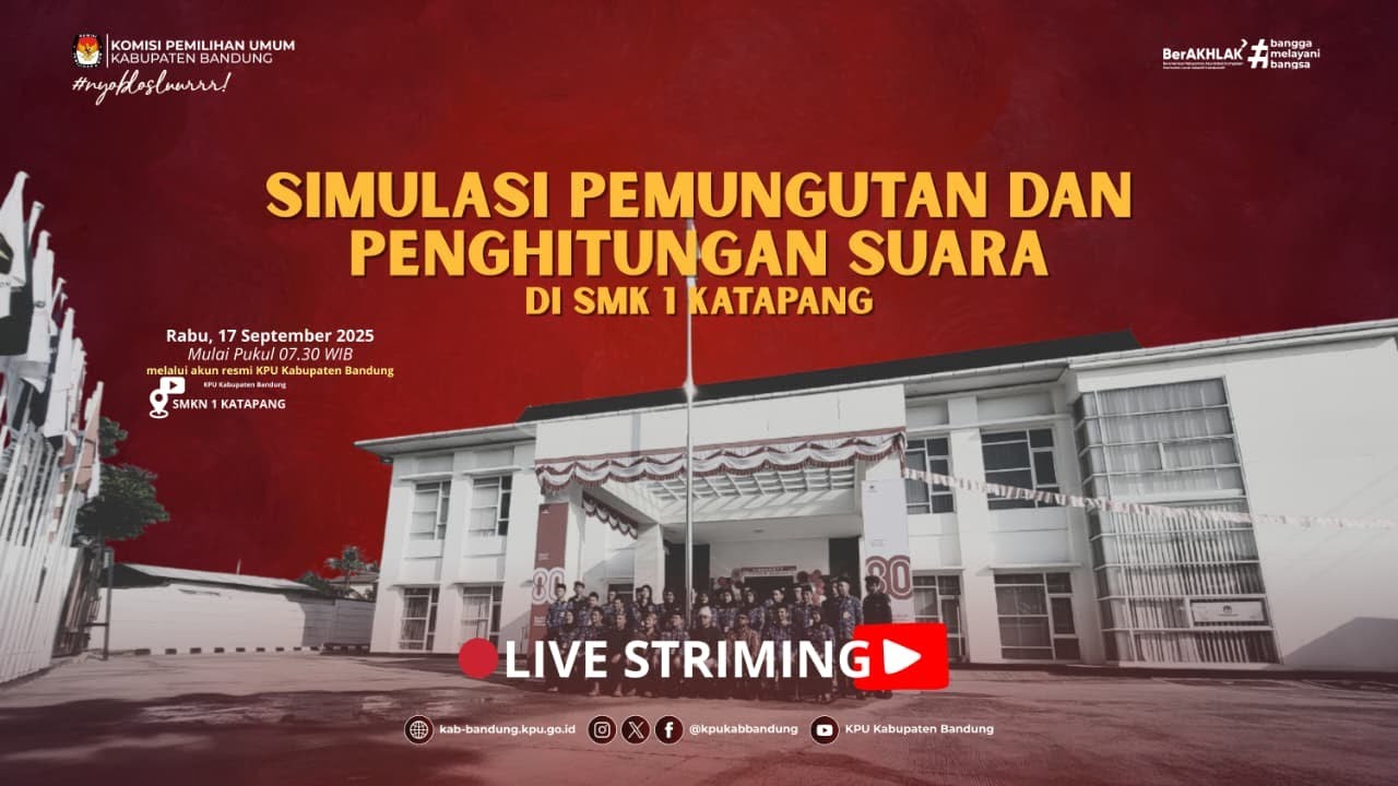 SIMULASI PEMUNGUTAN DAN PERHITUNGAN SUARA ||  DI SMKN 1 KATAPANG