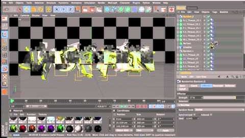 Sick Text Tutorial Part 1 of 2 [C4D]