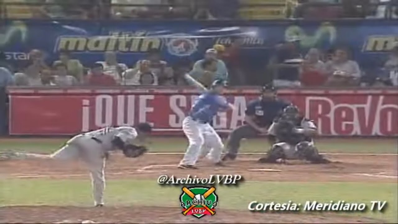 Jonron de JAY GIBBONS LVBP Temporada 2008-2009 Leones del Caracas vs Navegantes del Magallanes