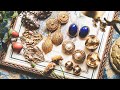My vintage earring jewellery collection found in the flea market in Paris | Gold Earrings Designs