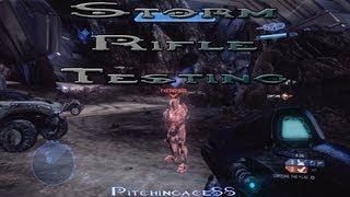 Halo 4 Weapon Testing - Storm Rifle