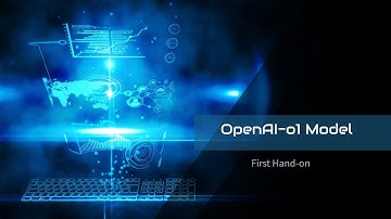 OpenAI / ChatGPT o1 model - First Impression