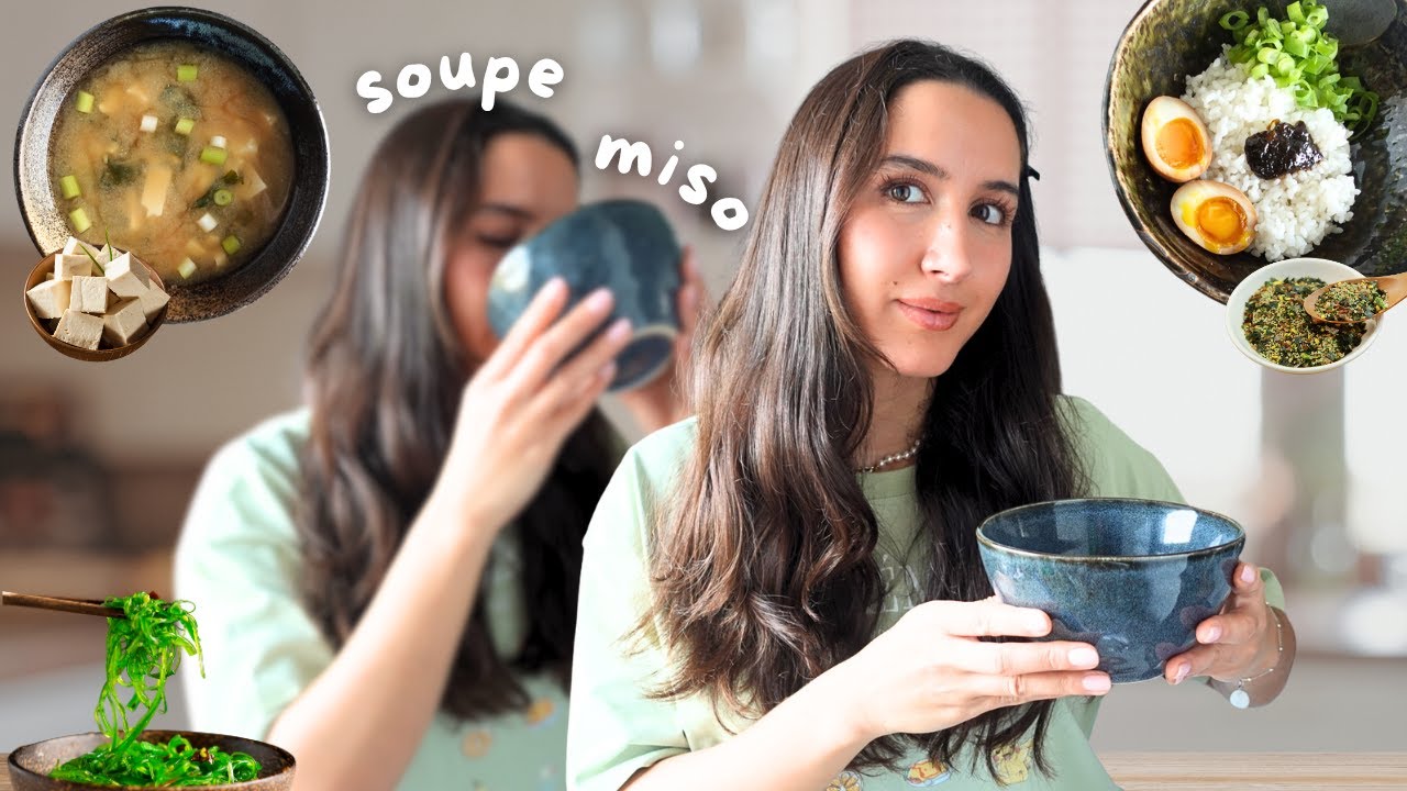 Soupe miso I recette facile, healthy & rapide (+ ajitsuke tamago 🥚)