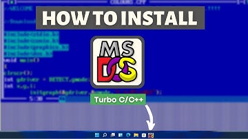 How to install Turbo C/C++ Compiler on Windows 11 - Turbo C++ Installation Tutorial