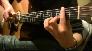 Video thumbnail of "Here I am to Worship (Tim Hughes) - Fingerstyle Guitar Tab"