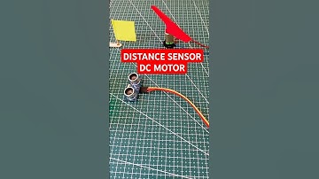 DC Motor Speed Control with Distance Sensor - Easy Project