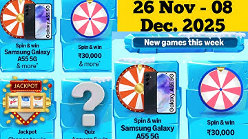 Amazon Samsung Galaxy A55 5G Quiz Amazon Funzone Trivia Quiz Answer Today Amazon Daily Quiz KBC Quiz