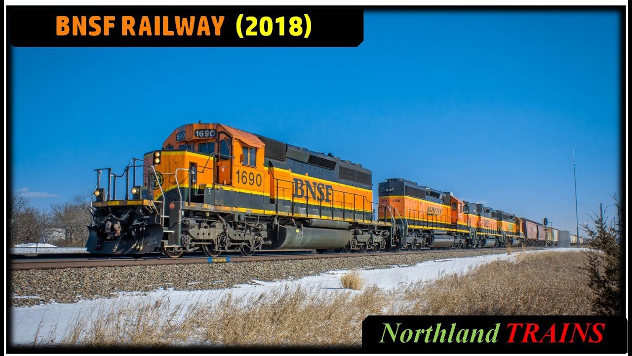 Feb '18: A-B-A EMDs (SD40-2s/GP38-2B) & Other BNSF/AMTK Catches - YouTube