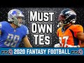 Must Own Tight Ends - 2020 Fantasy Football