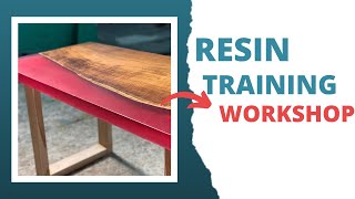 Epoxy Resin training/workshop. Learn resin table art making