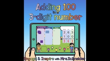 Adding 100 to 3 digit Numbers-Boom Cards!