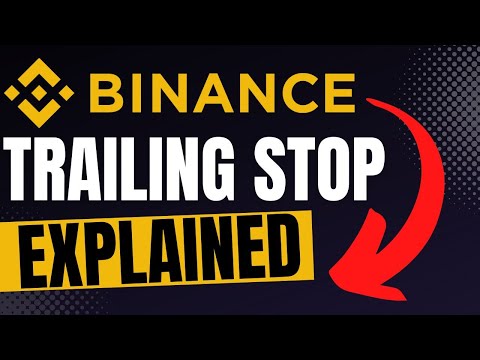 TRAILING STOP ORDER ON BINANCE EXPLAINED 